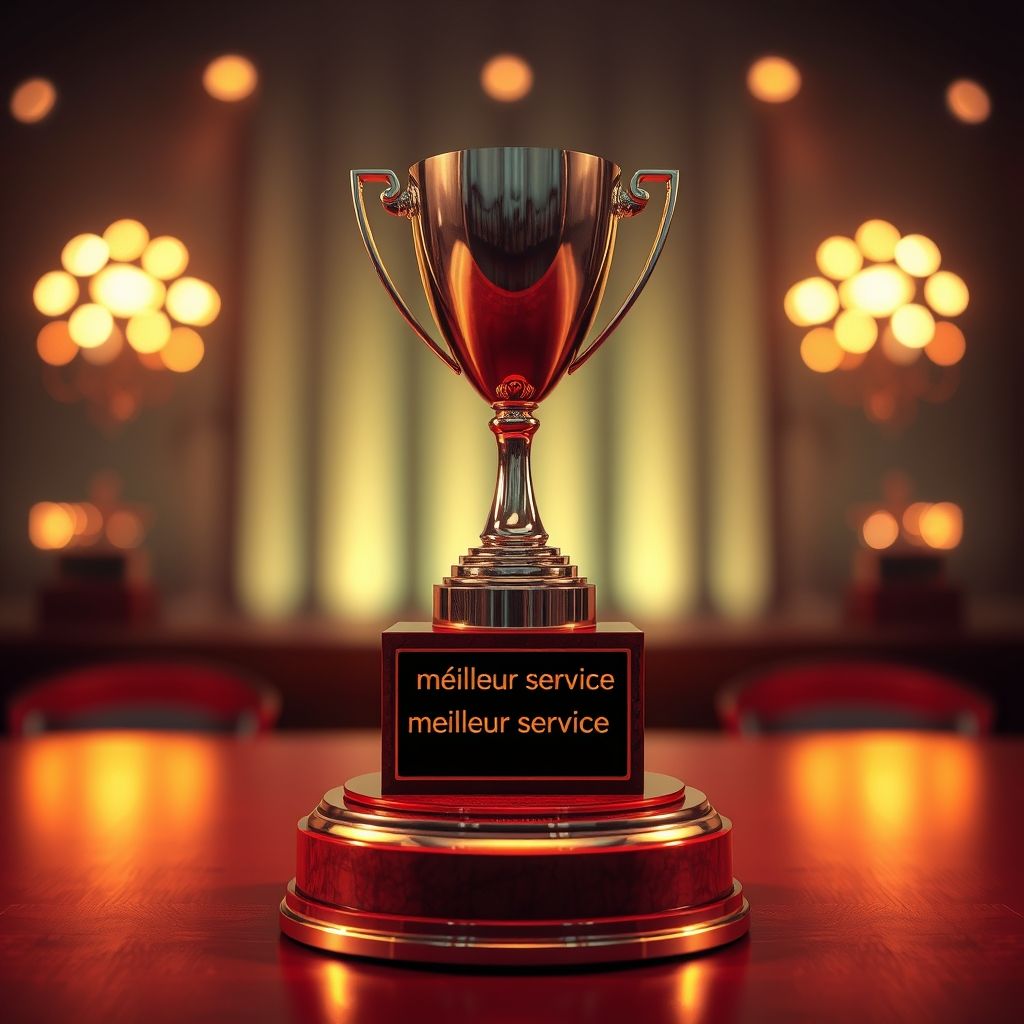 Trophée meilleur service
